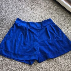 Blue shorts